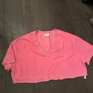 pink sweatshirt
